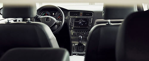 Car interior view